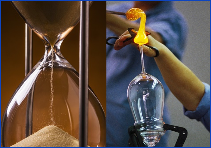 Granular liquid-solid and glass transition